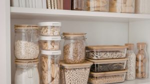 Avoid Storing Food or Grass Seed Near the Door