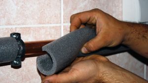 Close Gaps Around Pipes and Utility Lines