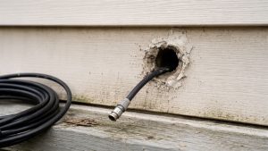 Old Satellite Or Cable Holes Old Satellite Or Cable Holes