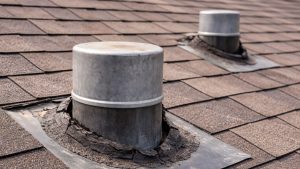 Roof Vents With Worn Seals Roof Vents With Worn Seals