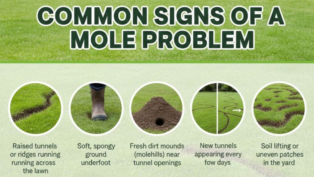 Signs You Have a Mole Problem Signs You Have a Mole Problem