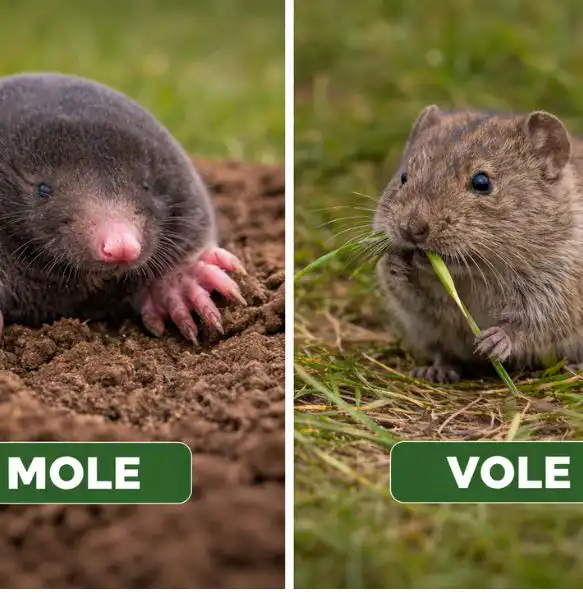 Vole vs Mole
